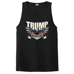 Trump 2024 Flag Take America Back Donald Trump PosiCharge Competitor Tank