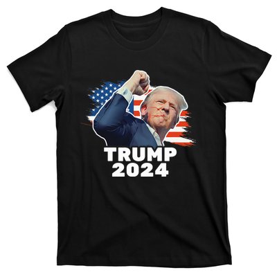 Trump 2024 Fist Bump President Red T-Shirt