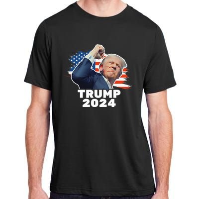 Trump 2024 Fist Bump President Red Adult ChromaSoft Performance T-Shirt