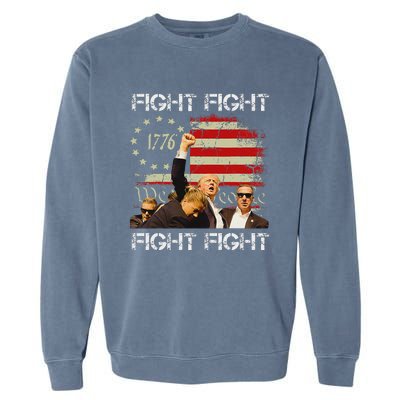 Trump 2024 Fight Pennsylvania Bold Design Garment-Dyed Sweatshirt