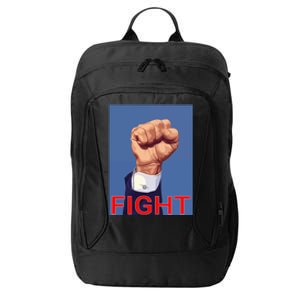 Trump 2024 Fist Fight Fight Fight City Backpack