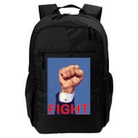 Trump 2024 Fist Fight Fight Fight Daily Commute Backpack