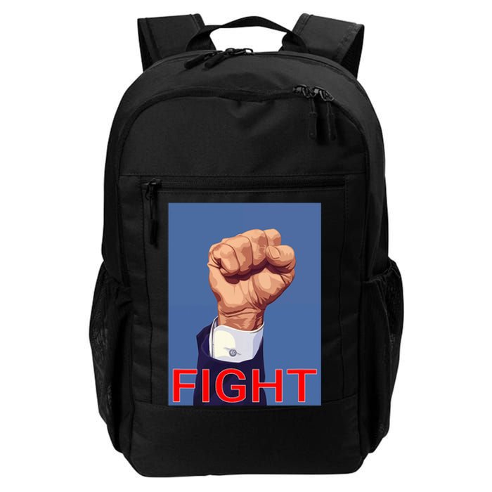 Trump 2024 Fist Fight Fight Fight Daily Commute Backpack