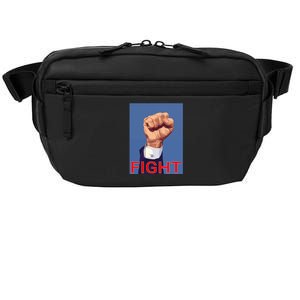 Trump 2024 Fist Fight Fight Fight Crossbody Pack