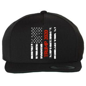 Trump 2020 Flag Patriotic Pro 45th President Trump Gift Wool Snapback Cap