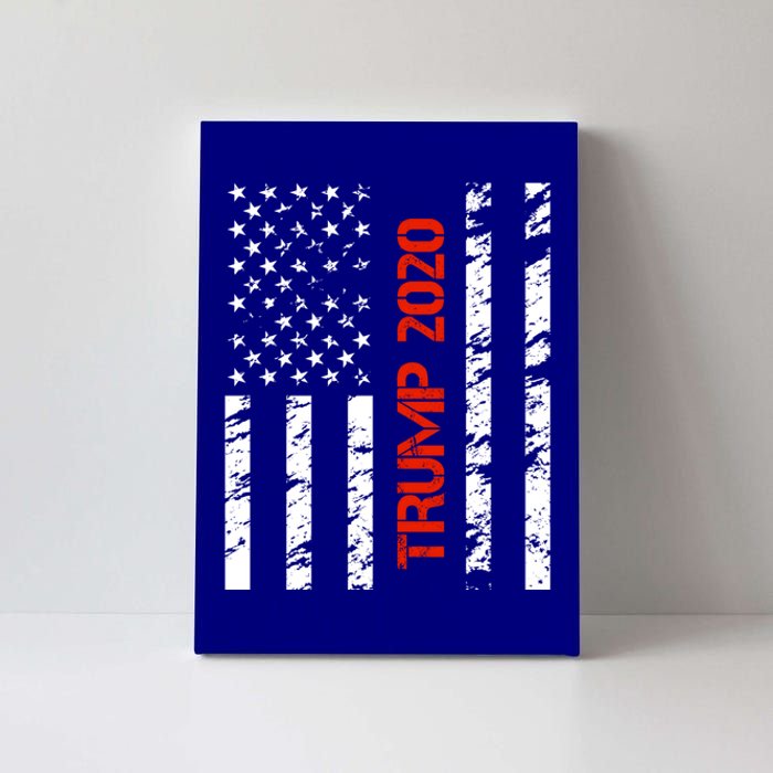 Trump 2020 Flag Patriotic Pro 45th President Trump Gift Canvas