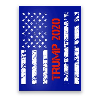 Trump 2020 Flag Patriotic Pro 45th President Trump Gift Poster