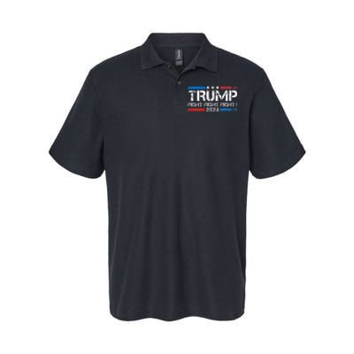 Trump 2024 Fight Fight Fight Trump President Election 2024 Softstyle Adult Sport Polo