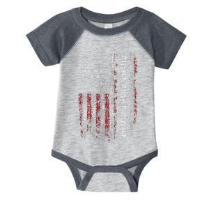 Trump 2024 Fight Fight Fight Trump President Election 2024 Infant Baby Jersey Bodysuit