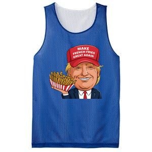 Trump 2024 French Fry Make French Fries Great Again Mesh Reversible Basketball Jersey Tank