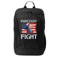 Trump 2024 Fight Fight Fight Trump Signals To Americans To Fight City Backpack