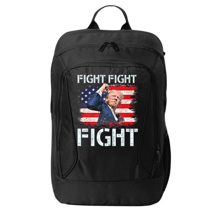 Trump 2024 Fight Fight Fight Trump Signals To Americans To Fight City Backpack