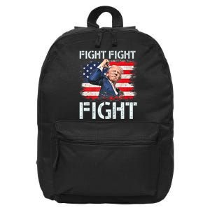 Trump 2024 Fight Fight Fight Trump Signals To Americans To Fight 16 in Basic Backpack