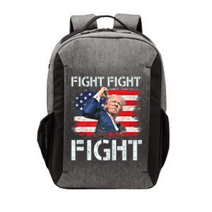 Trump 2024 Fight Fight Fight Trump Signals To Americans To Fight Vector Backpack