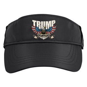 Trump 2024 Flag Take America Back Donald Trump 2024 Patriotic Donald Trump Adult Drive Performance Visor