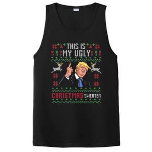 Trump 2024 Funny Xmas Ugly Thanksgiving Gift PosiCharge Competitor Tank