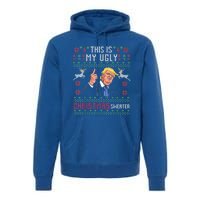 Trump 2024 Funny Xmas Ugly Thanksgiving Gift Premium Hoodie