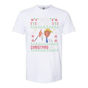 Trump 2024 Funny Xmas Ugly Thanksgiving Gift Softstyle CVC T-Shirt