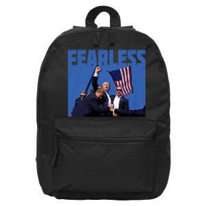 Trump 2024 Fearless Republican Usa 16 in Basic Backpack