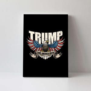 Trump 2024 Flag Take America Back Donald Trump Canvas