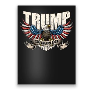 Trump 2024 Flag Take America Back Donald Trump Poster