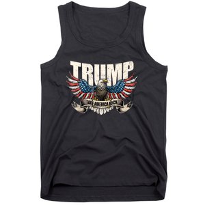 Trump 2024 Flag Take America Back Donald Trump Tank Top