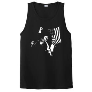 Trump 2024 Fear Not American Hero Fight Fight Fight Maga Gift PosiCharge Competitor Tank