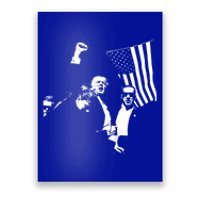 Trump 2024 Fear Not American Hero Fight Fight Fight Maga Gift Poster