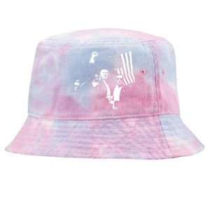 Trump 2024 Fear Not American Hero Fight Fight Fight Maga Gift Tie-Dyed Bucket Hat