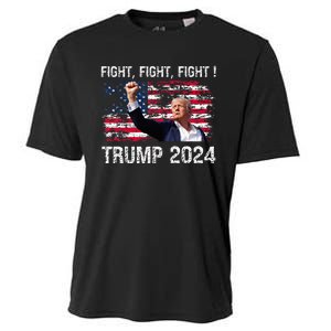 Trump 2024 Fight Fight Fight Trump President Election 2024 Cooling Performance Crew T-Shirt