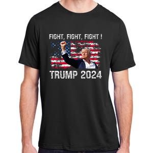 Trump 2024 Fight Fight Fight Trump President Election 2024 Adult ChromaSoft Performance T-Shirt