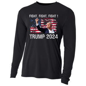 Trump 2024 Fight Fight Fight Trump President Election 2024 Cooling Performance Long Sleeve Crew