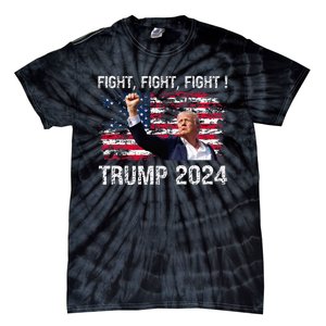 Trump 2024 Fight Fight Fight Trump President Election 2024 Tie-Dye T-Shirt