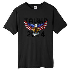 Trump 2024 Flag American Holiday Tall Fusion ChromaSoft Performance T-Shirt