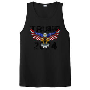 Trump 2024 Flag American Holiday PosiCharge Competitor Tank