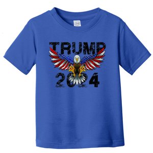 Trump 2024 Flag American Holiday Toddler T-Shirt