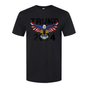 Trump 2024 Flag American Holiday Softstyle CVC T-Shirt