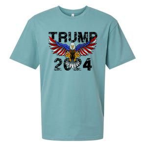 Trump 2024 Flag American Holiday Sueded Cloud Jersey T-Shirt