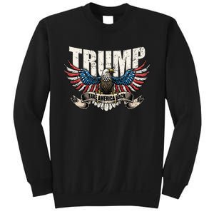 Trump 2024 Flag Take America Back Wo Donald Trump Sweatshirt