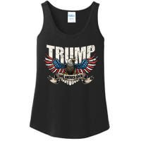 Trump 2024 Flag Take America Back Wo Donald Trump Ladies Essential Tank