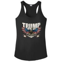 Trump 2024 Flag Take America Back Wo Donald Trump Ladies PosiCharge Competitor Racerback Tank