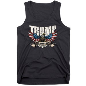 Trump 2024 Flag Take America Back Wo Donald Trump Tank Top