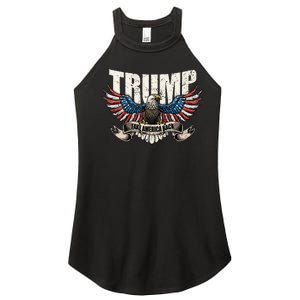 Trump 2024 Flag Take America Back Wo Donald Trump Women's Perfect Tri Rocker Tank