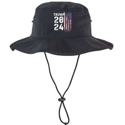 Trump 2024 Flag Usa Legacy Cool Fit Booney Bucket Hat