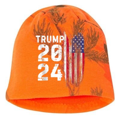 Trump 2024 Flag Usa Kati - Camo Knit Beanie