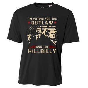 Trump 2024 Flag Outlaw Hillbilly J.D.Vance 2024 Donald Trump Gift Cooling Performance Crew T-Shirt