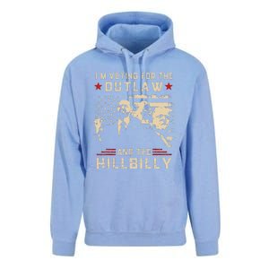 Trump 2024 Flag Outlaw Hillbilly J.D.Vance 2024 Donald Trump Gift Unisex Surf Hoodie