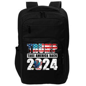 Trump 2024 Flag Take America Back Trump 2024 Impact Tech Backpack