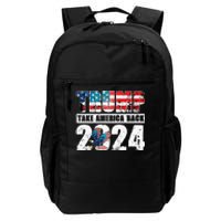 Trump 2024 Flag Take America Back Trump 2024 Daily Commute Backpack