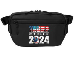 Trump 2024 Flag Take America Back Trump 2024 Crossbody Pack